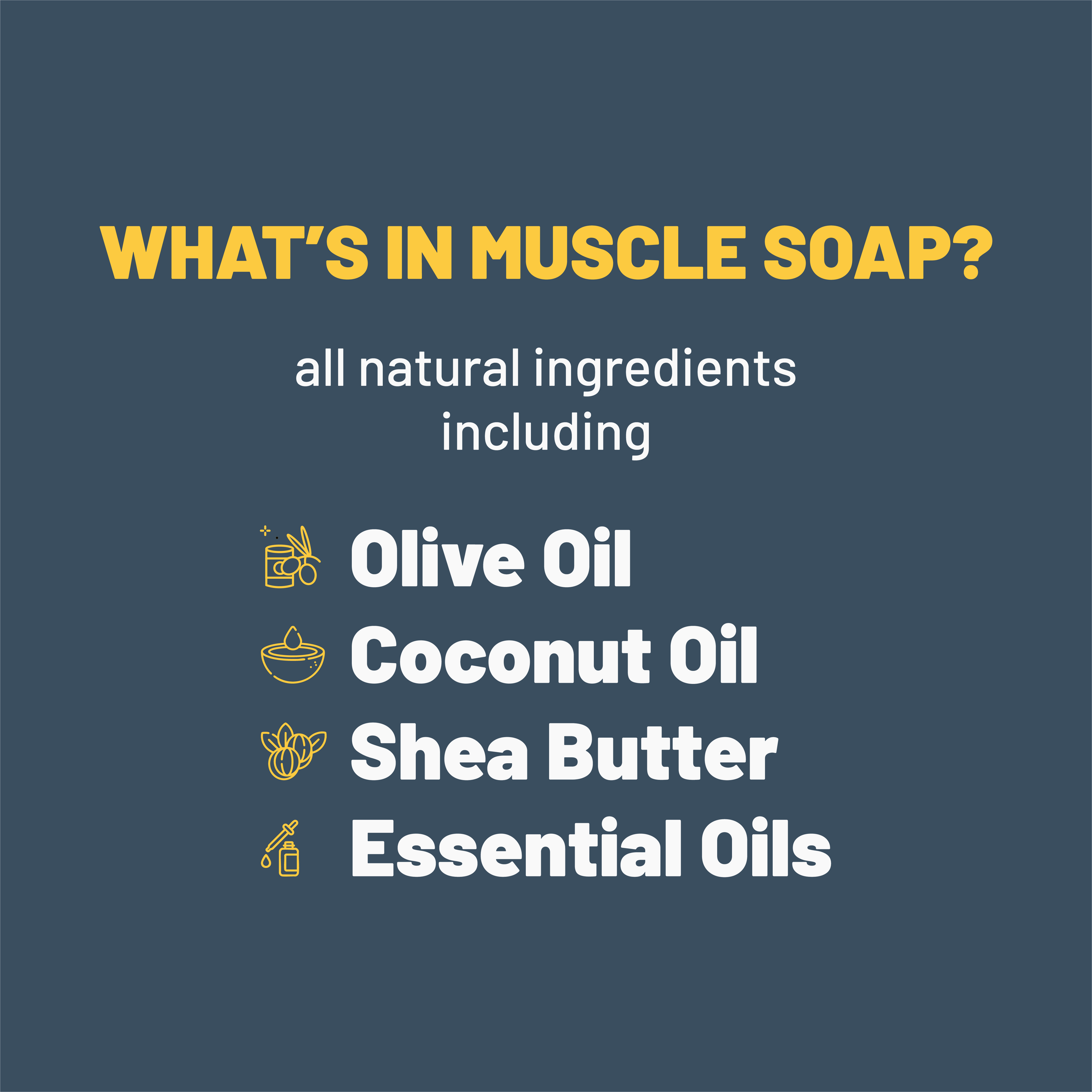 MUSCLE SOAP NATURAL BAR SOAP